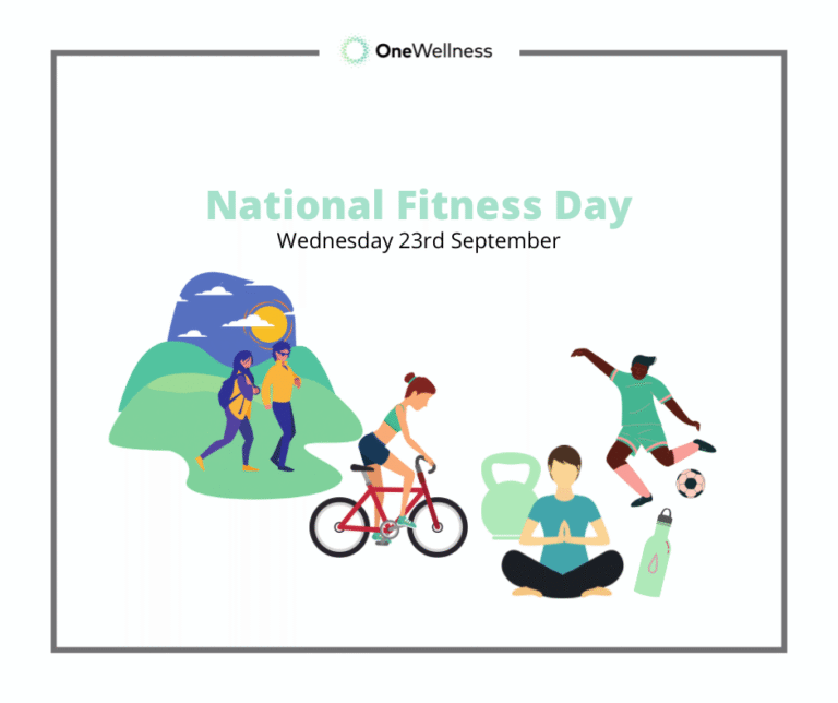 National Fitness Day: Wednesday 23rd September