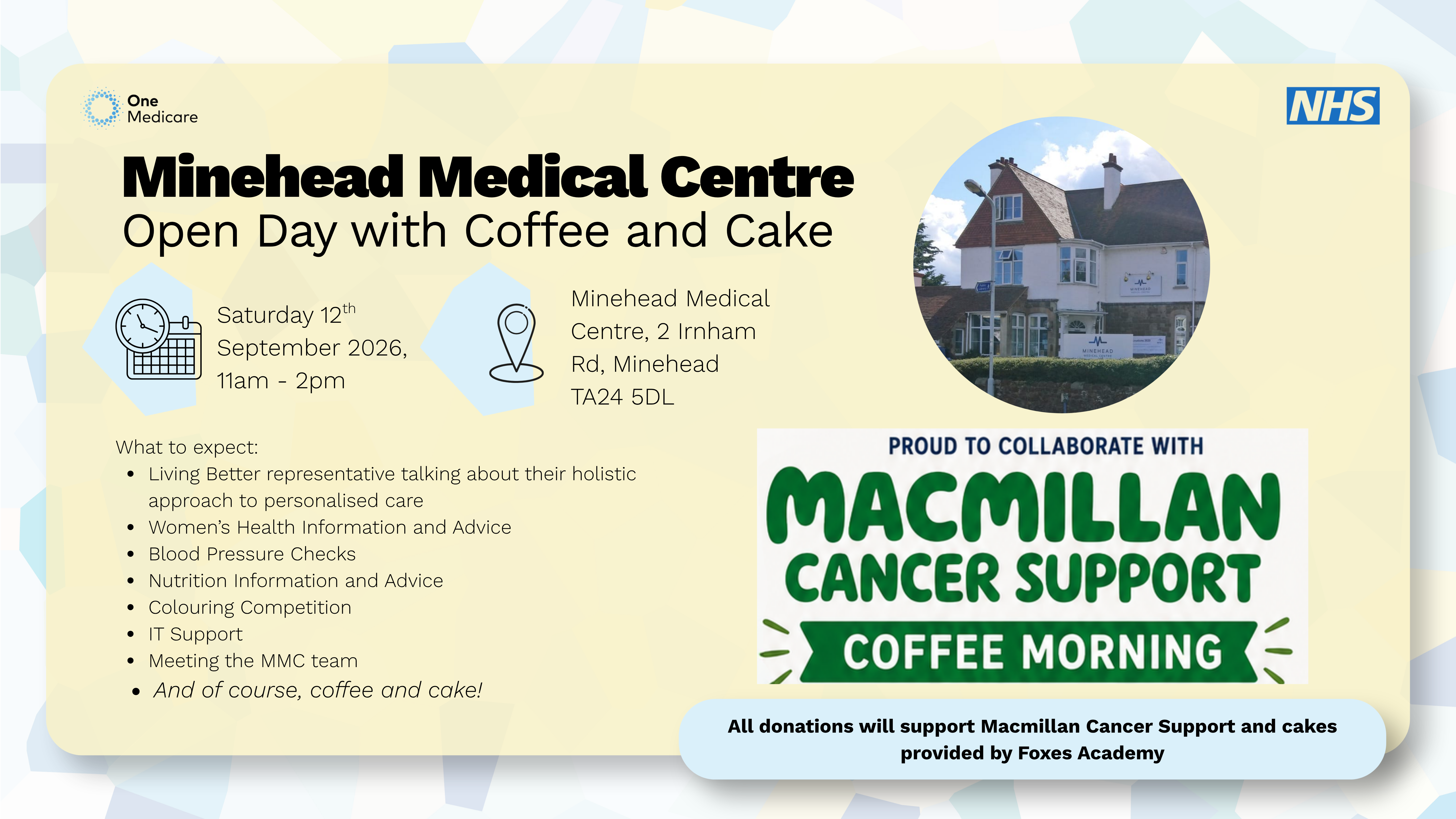Minehead Medical Centre, 2 Irnham Rd, Minehead TA24 5DL (Presentation)