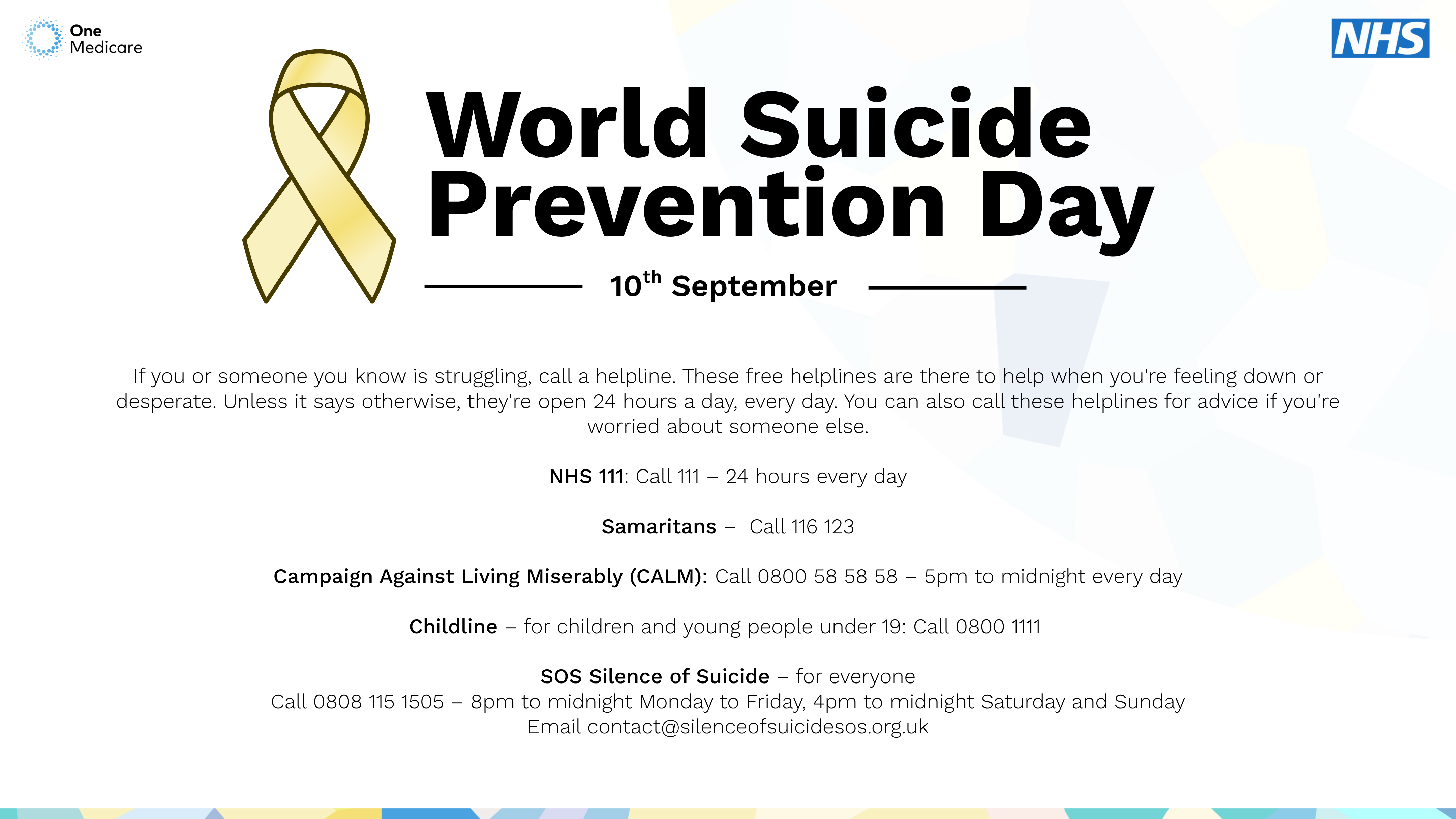 World Suicide Prevention Day (Presentation) (1)