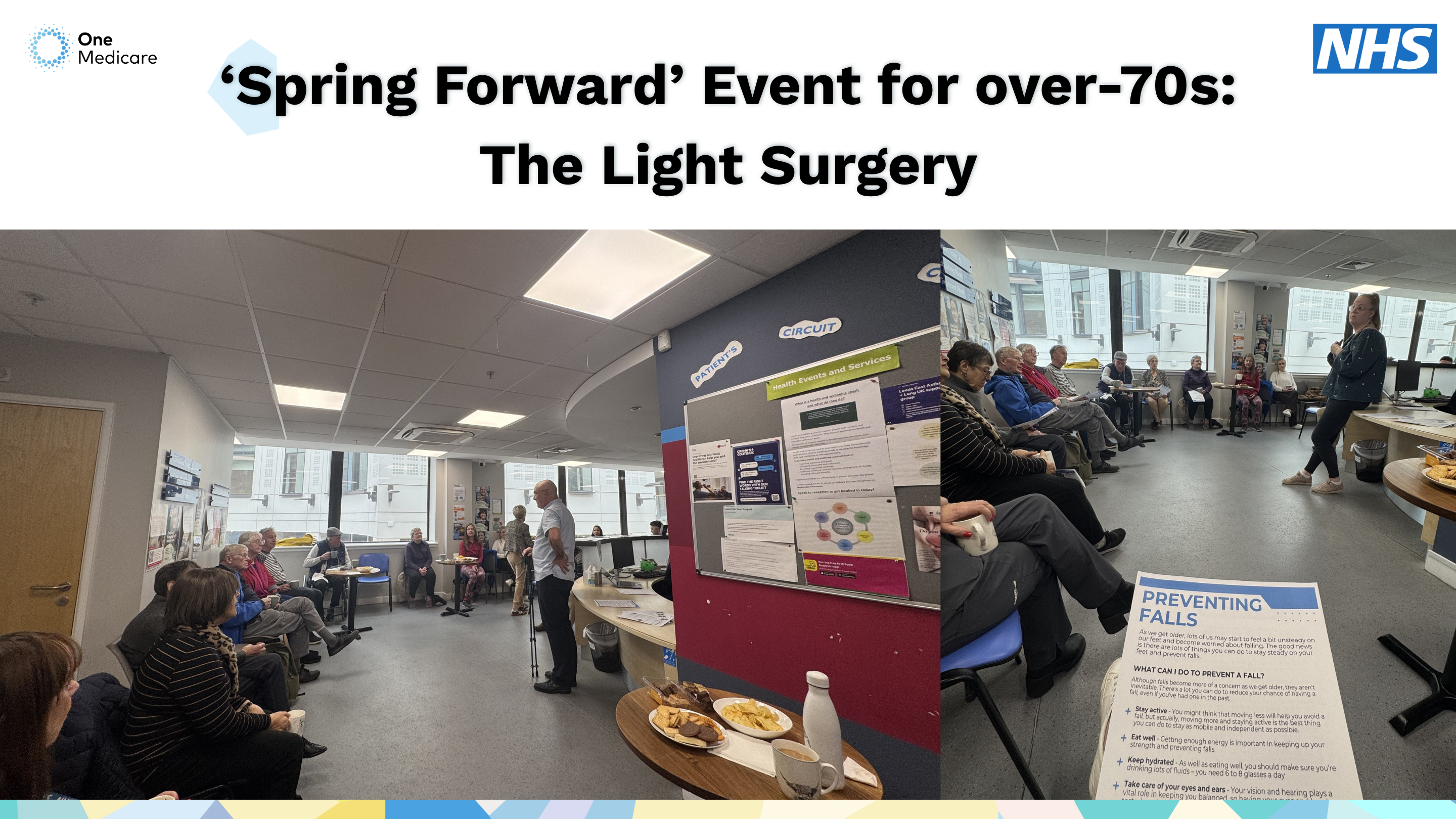 ‘Spring Forward’ Event fro over-70s The Light Surgery